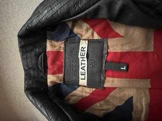 Blazer mujer cuero Superdry L