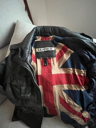 Blazer mujer cuero Superdry L