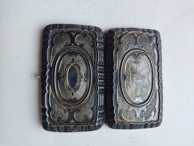 ANTICO PORTASIGARETTE IN ARGENTO DEL XIX SECOLO