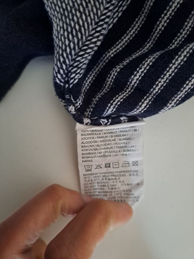 Pullover bimbo in cotone