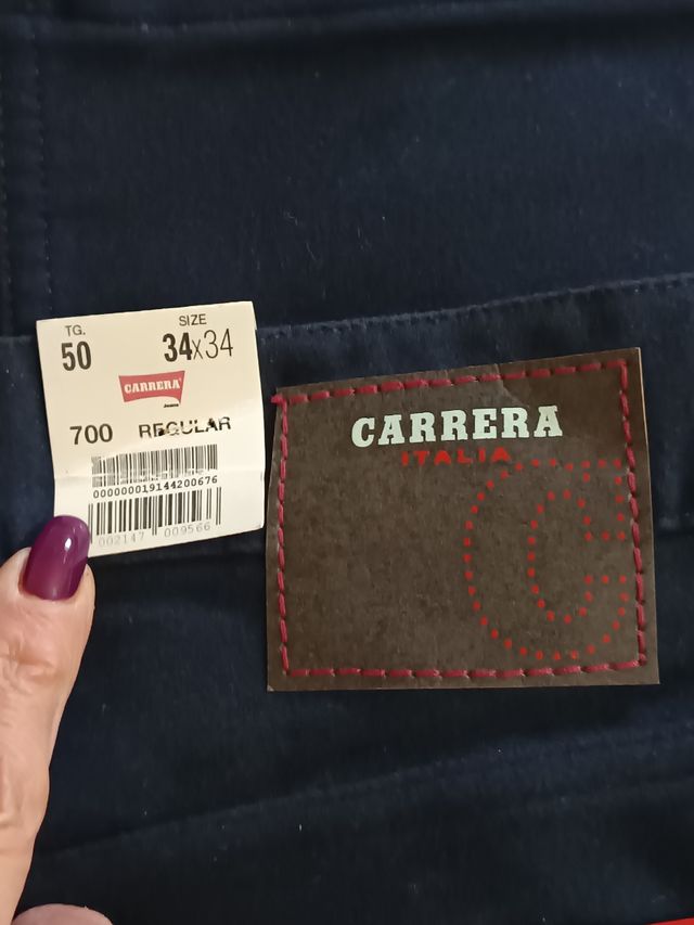 Pantaloni uomo Carrera velluto