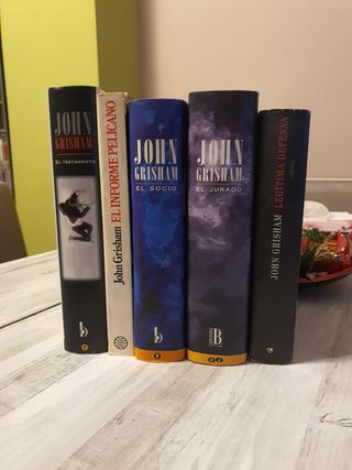 Lote colección 5 libros John Grisham
