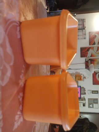 Porta posate arancione