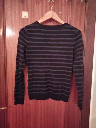 Jersey de pico y Rayas de H&M