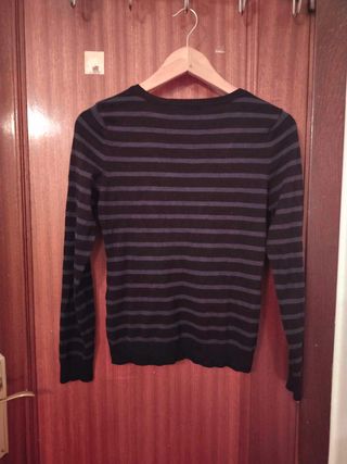 Jersey de pico y Rayas de H&M