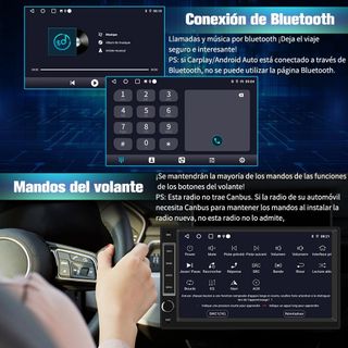 AWESAFE Radio Coche 1 DIN 7" Android 12.0 NUEVA