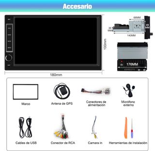 AWESAFE Radio Coche 1 DIN 7" Android 12.0 NUEVA