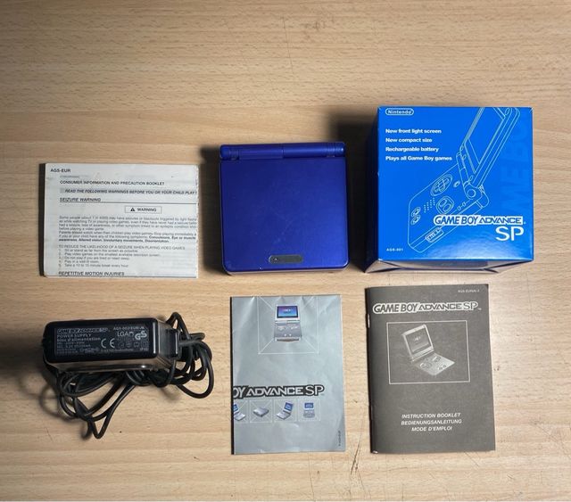 Nintendo game boy sp azul