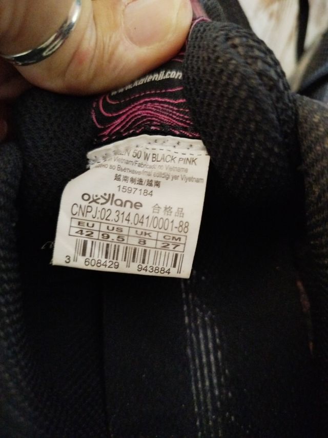 Zapatillas running mujer negras