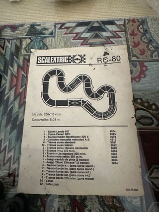 Scalextric RC 80 original completo enix