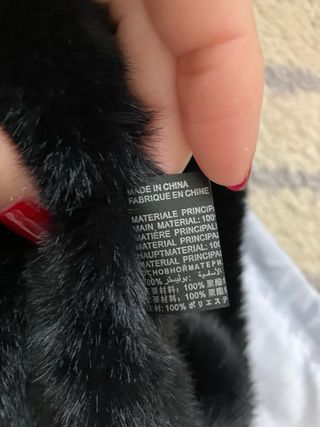 Collo pelliccia sintetico Moschino