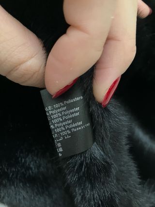 Collo pelliccia sintetico Moschino