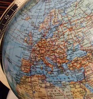 GLOBO TERRESTRE VINTAGE