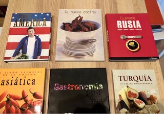 Libros de cocina y gastronomía