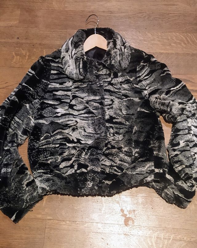 Giubbotto in ecopelliccia vintage