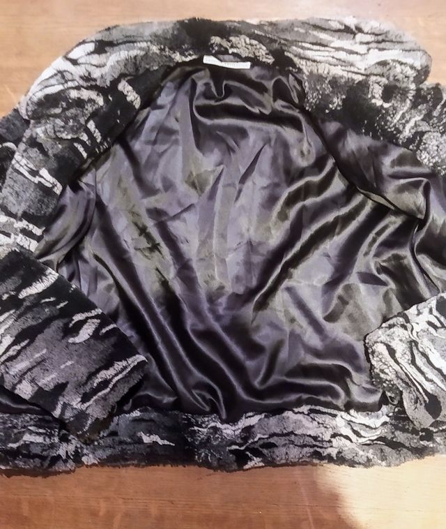 Giubbotto in ecopelliccia vintage