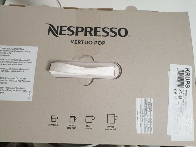 Vertuo pop blanco nuevo