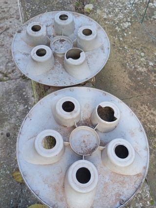 Dos tapas de las llantas para las ruedas