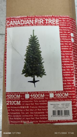 Arbol de Navidad 120cm