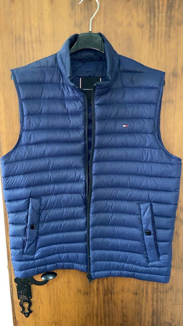 Chaqueton sin mangas azul Tommy Hilfiger talla S