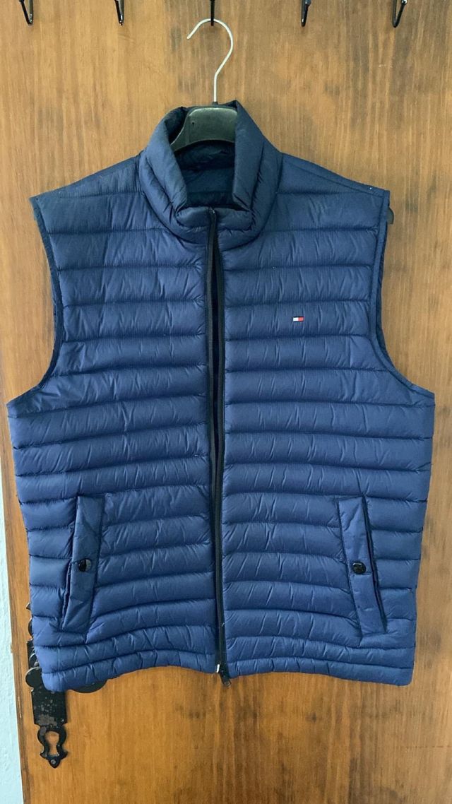 Chaqueton sin mangas azul Tommy Hilfiger talla S