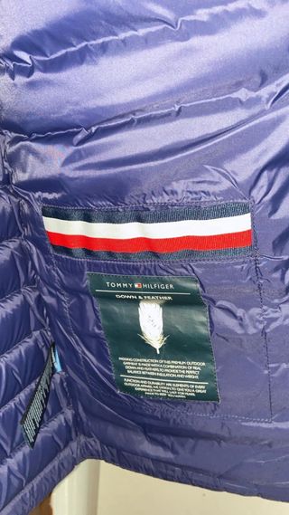 Chaqueton sin mangas azul Tommy Hilfiger talla S