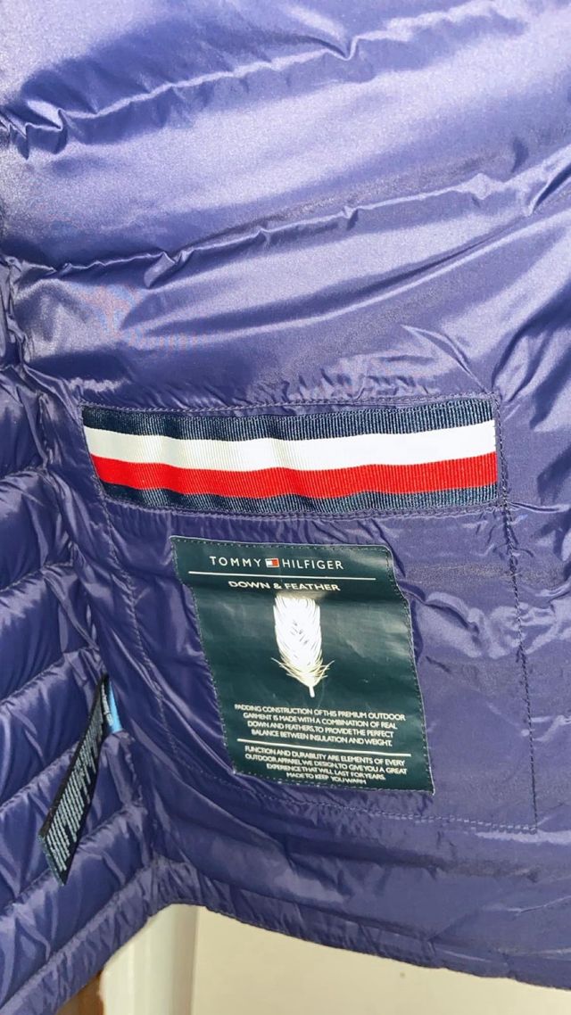 Chaqueton sin mangas azul Tommy Hilfiger talla S