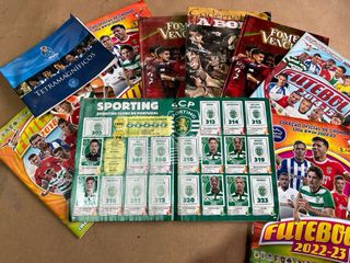 11 Cadernetas Football Panini