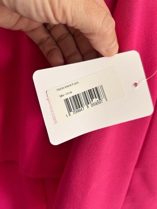 Vestido fiesta rosa fucsia