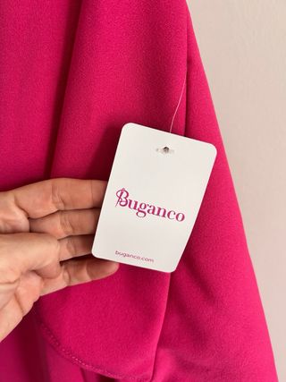 Vestido fiesta rosa fucsia