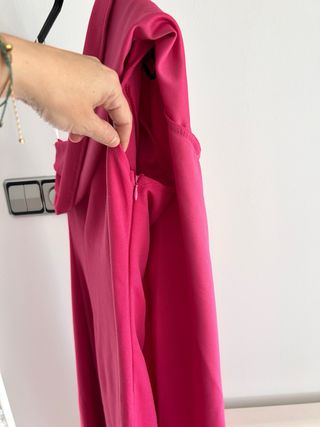 Vestido fiesta rosa fucsia