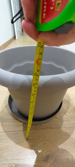 Macetero grande con plato