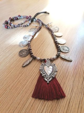 Nuova collana "Leaf" in pietra vera