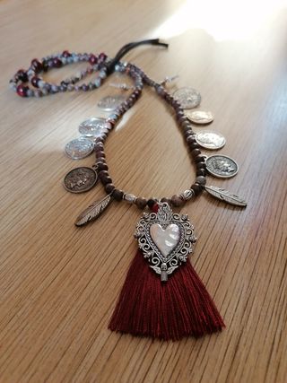 Nuova collana "Leaf" in pietra vera