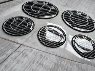 EMBLEMAS BMW FIBRA CARENADO DEPOSITO MOTO LOGO
