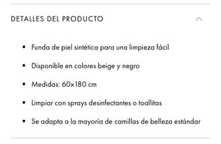 Colchon para camilla beige