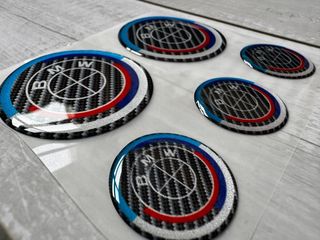 EMBLEMAS BMW FIBRA 50th ANIVERSARIO CARENADO TIJA