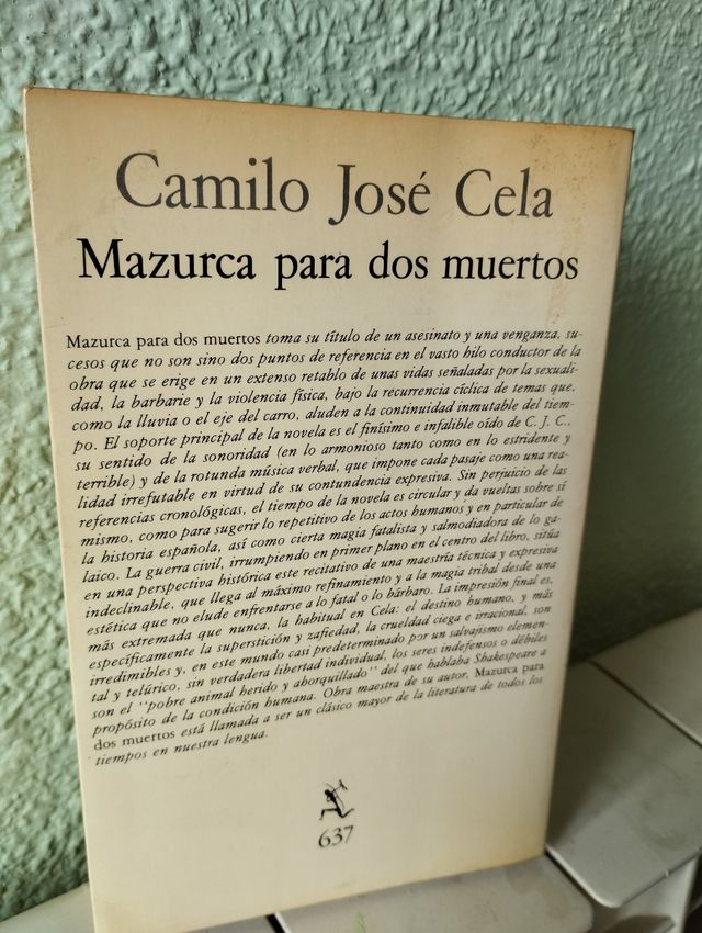 Mazurca para dos muertos/ Mazurca for two dead Men (Biblioteca breve) (Spanish Edition)