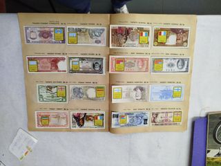 Álbum CROMOS BILLETES DEL MUNDO