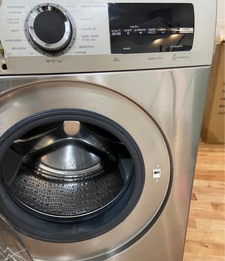 Lavadora Balay 8kg Acero Inox Antihuellas