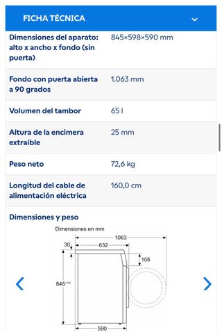 Lavadora Balay 8kg Acero Inox Antihuellas