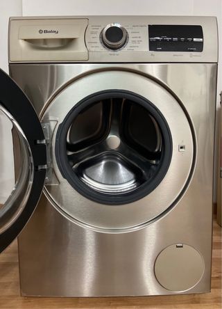 Lavadora Balay 8kg Acero Inox Antihuellas