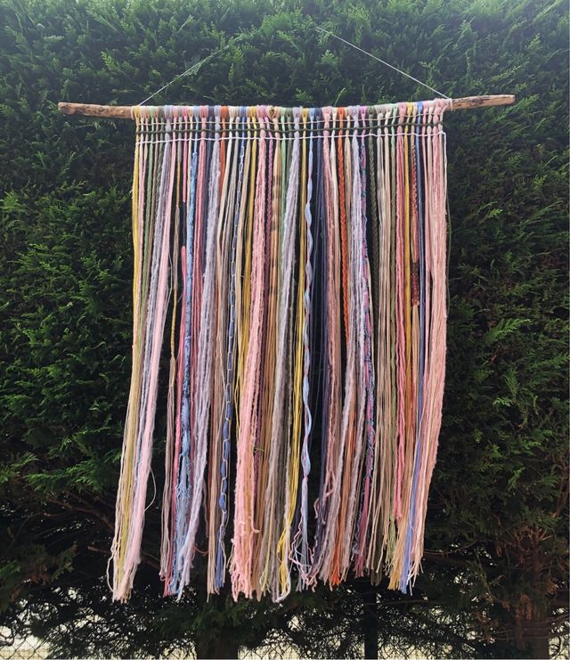 Tapiz macrame multicolor