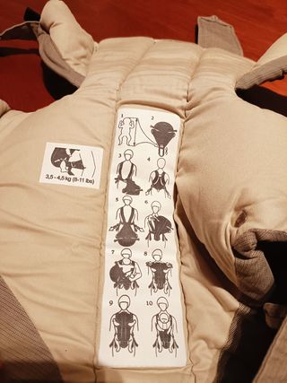 Mochila portabebe BabyBjorn Mini algodon