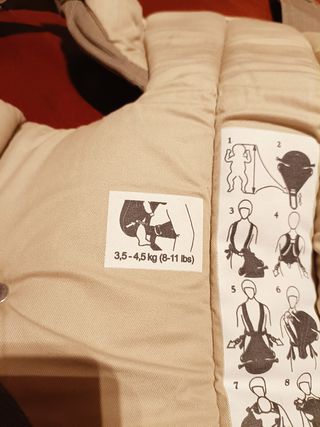 Mochila portabebe BabyBjorn Mini algodon