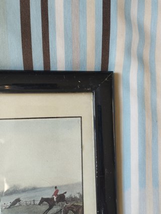 Cuadro vintage cacería inglesa