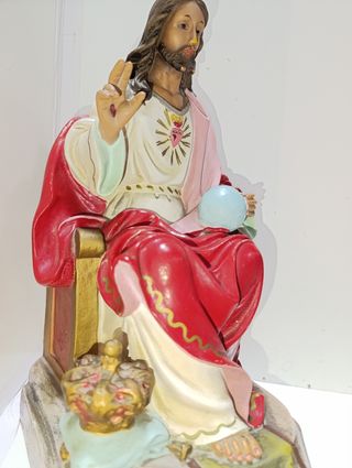 Sagrado Corazón de Jesús entronizado Olot