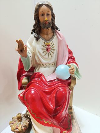 Sagrado Corazón de Jesús entronizado Olot
