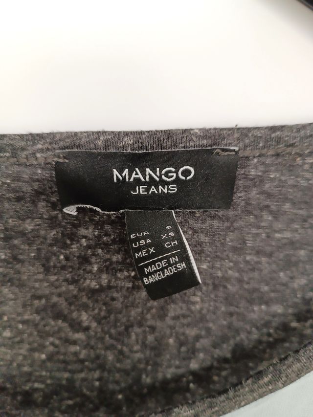 Maglia Donna Mango top semitrasparente S - M