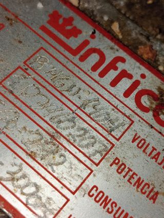 Infrico 1404 obrador nevera inox